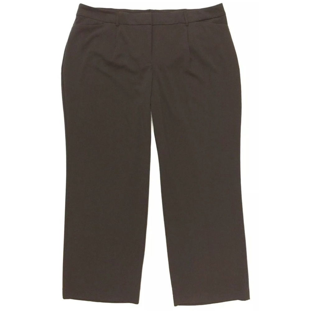 Brown Dress Pants Plus Size 24W Fashion Bug